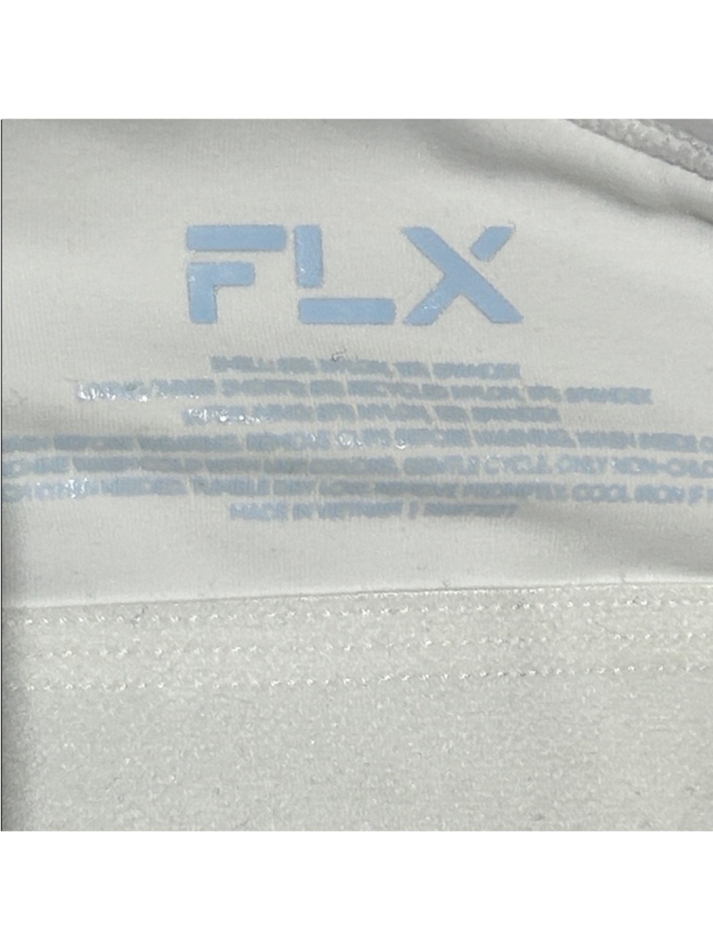 FLX White Strappy Skater Dress / Skort built in cups, pocket and shorts - Picture 4 of 6